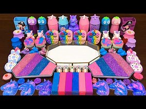 Slime Mixing Random Rainbow Glossy Slime | Makeup Mix-Ins & ASMR Sounds #209