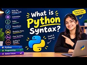 What is Python Syntax? 🐍 | Python Syntax Rules for Beginners | Learn Python Easily
