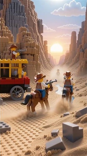 LEGO Cowboys in the Desert