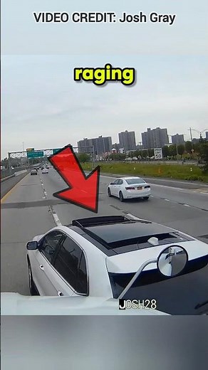 Reckless Driver Gets Instant Karma From Trucker!