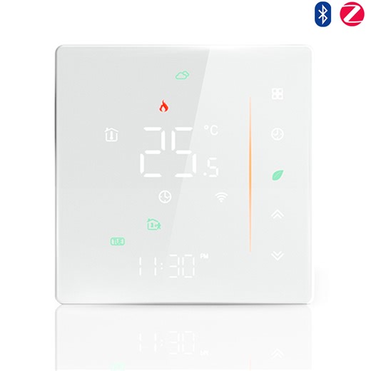 BSEED Zigbee Touch-LED-Thermostat mit integriertem Display für Fußbodenheizung