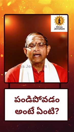 పండిపోవడం అంటే ఏంటి | Chaganti Koteswara Rao Speech