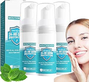 3 Pcs Teeth Mouthwash Toothpaste Foam,Calculus Removal,Teeth Whitening Moussefoam Refreshing Breath Deep Cleaning Toothpaste, Eliminating Bad Breath