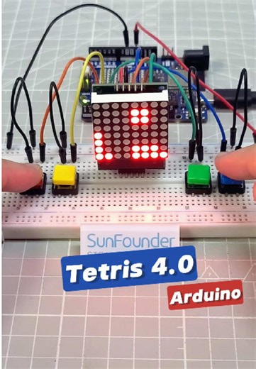 Build a Tiny Tetris Game with Arduino
