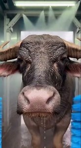 You Have to See This Cow’s Reaction to the Auto-Washer! 💧😲