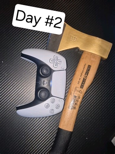 Day 2 of scratching this playstation Controller untill its completely gone. How long untill it stops working?