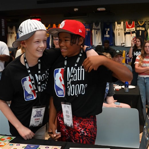 NBA Math Hoops on Instagram: "Meet your 2025 NBA Math Hoops Global Champions: The Rip City Roos! 🏆🏀🌏 Kingston T., representing the @trailblazers Math Hoops program supported by @firsttechfed, and partner Oscar K., representing @nmfchuddle from Stirling, South Australia, brought the heat in an unforgettable final round! Down by 15 points in the first half, they had an epic comeback - with a buzzer-beater final spin to clinch victory by just ONE point 🔥 A historic win for both programs! 🏆The 