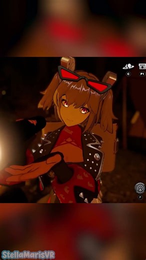 Burnice light following #asmr #vrchat #zenlesszonezero
