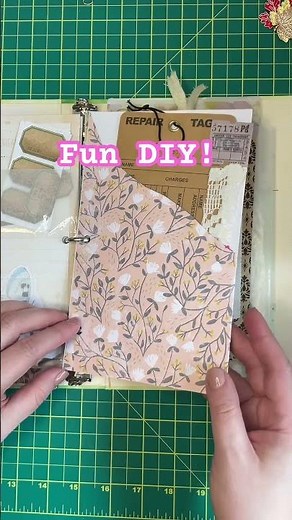 Repurposed Binder Easy DIY / Ephemera Holder Tutorial #papercrafts #reusereducerecycle