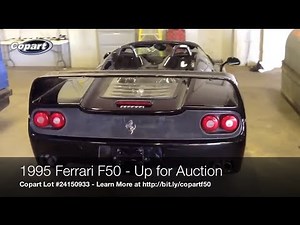 1995 Ferrari F50 Up for Auction at Copart