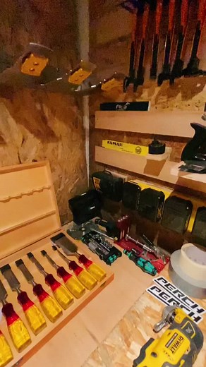 Snap fit perch tool holders available from @steelandfeels #toolstorage #toolstoday #toolstour #toolsinaction #toolshed #tooldemo #fyp