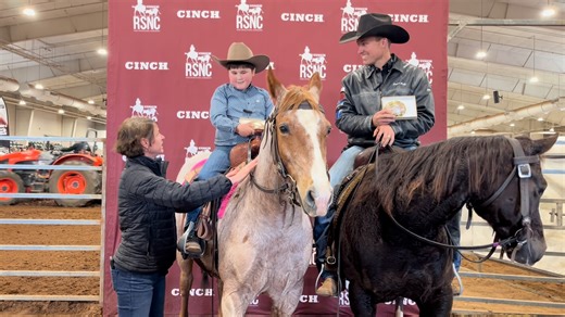 When we say ranch sorting is for everyone, this is what we mean: Any age, any level, any background. Shoutout to 𝗝𝗮𝘅 𝗡𝗮𝗿𝗯𝘂𝗿𝗴𝗵, the 1HC from Kent, New York, who turns 11 this week, and sorted with Open sorter and 𝗖𝗶𝗻𝗰𝗵 𝗥𝗦𝗡𝗖 𝗘𝘃𝗲𝗻𝘁 𝗗𝗶𝗿𝗲𝗰𝘁𝗼𝗿 𝗟𝗼𝗴𝗮𝗻 𝗪𝗼𝗹𝗳𝗲. ‍ The pair picked up the win in the #10 Beginner Youth/Adult Gate, bringing home $480.00, in 109.93 on 13 🐂. ‍ 𝗟𝗲𝘁'𝘀 𝗵𝗲𝗮𝗿 𝘁𝗵𝗲𝗶𝗿 𝗽𝗼𝘀𝘁-𝘄𝗶𝗻 𝗶𝗻𝘁𝗲𝗿𝘃𝗶𝗲𝘄 𝘄𝗶𝘁𝗵 𝗔𝗺𝘆 𝗪𝗵𝗲𝗮𝘁𝗹�
