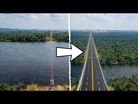 How Do They Build Pillars Underwater? The Bridge Construction Process That Makes the Impossible Real