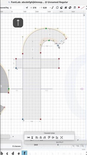 Lowercase glyph FontLab 8 #fontlab8 #fontlab #typography #typeface #font #sansserif #fontdesign