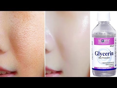 Apply Glycerin This Way & Get Spotless Glowing Tighten Skin OVERNIGHT