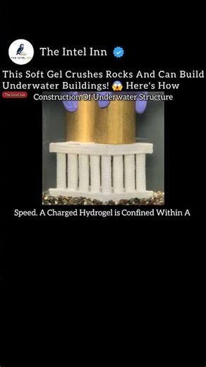 This Soft Gel Crushes Rocks And Can Build Underwater Houses! 😱 Here's How #Hydrogel #Futuretech