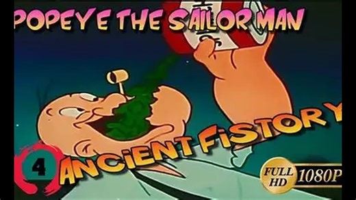Popeye - Ancient Fistory (Cartoon, 1953)