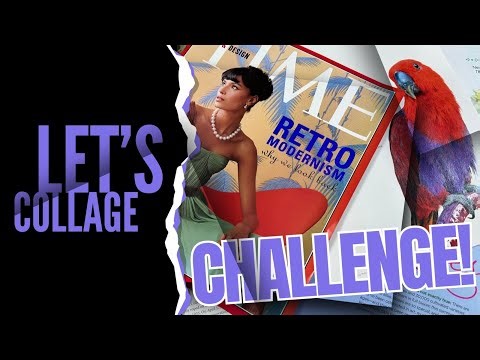 Reimagined Magazine Cover CHALLENGE! Collage Art Time Magazine Transformation