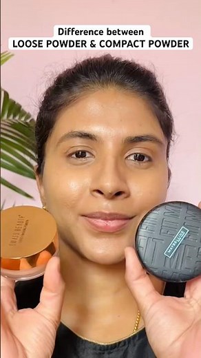Loose powder v/s compact powder | Beginners basics #makeup #makeuptutorial