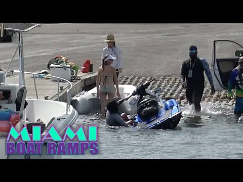 She Fell Off | Miami Boat Ramps | Boynton Beach