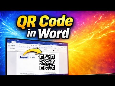 How to Create a QR Code in Ms Word Document | QR code Generator in Ms word #tech #techword #ytvideos