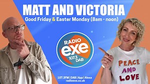38 reactions · 9 comments | Exciting news! Matt and Victoria are back on the radio this Friday with their new show on Radio Exe, sponsored by Crealy Theme Park & Resort - Devon! Who's excited?  | Radio Exe | Facebook