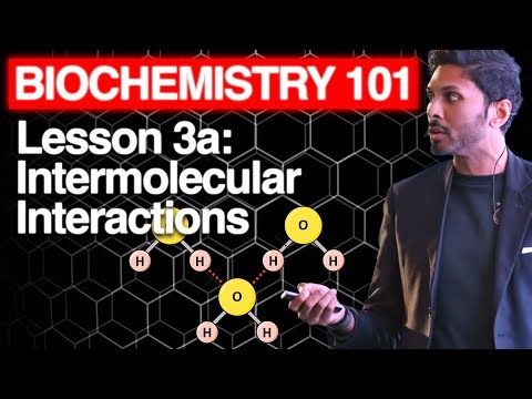 Biochem 101 Lesson 3A: Intermolecular Interactions / Forces