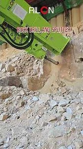 RILON ROCK DRILL AND SPLITTER for excavating foundation pits and rocks.