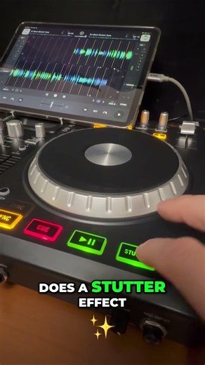DJ Controller With Unique Stutter Button For iPod #dj