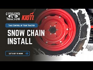Tractor Tire Chains: Easy Step-by-Step Installation Guide