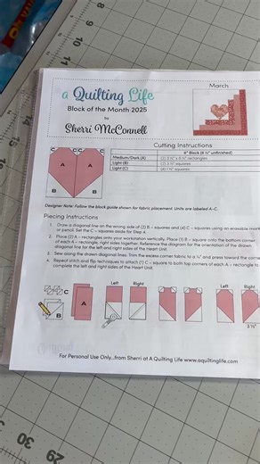 Valentine quilt | Quilting TikTok