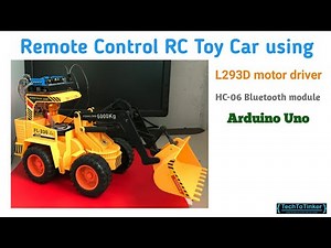 PROJECT: RC Toy Car with Arduino | HC-06 | L293D Motor Driver Shield