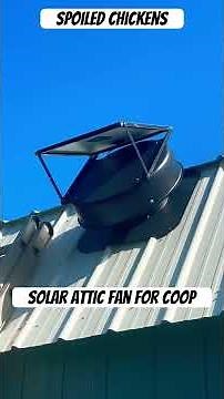 🌟 Just installed the VEVOR Solar Attic Fan in our 10x20 shed and WOW, the airflow is incredible!