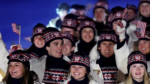 Team USA makes grand entrance at opening ceremony