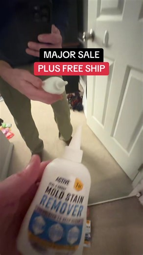 ACTIVE Mold Stain Remover Gel Cleaner Heavy Duty Stain Cleaner for Front Loader Washing Machine Seal, Bathroom Grout, Shower, Caulk - Front Load Washer Cleaning Solution - 7 FI Oz