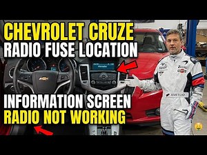 How to Fix Chevrolet Cruze Information Screen Not Working (Radio Fuse)