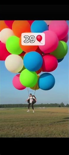 🎈 How Many Balloons Can Lift a Human? 😳 #shorts