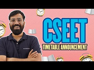 One Last Chance For CSEET by Commerce Baba | Timetable Announcement