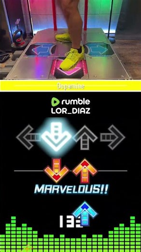 Dopamine by Matt Dybal, Yellow Pvnk, DVDEK | #ddr #dancedancerevolution #stepmania #itgmania #shorts