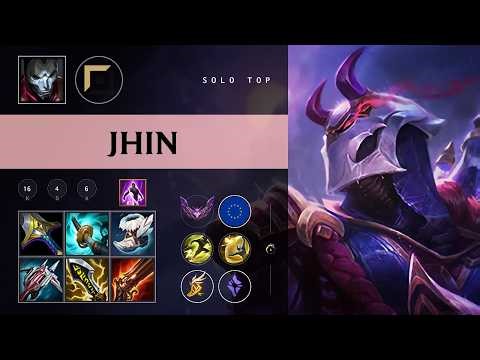 Jhin Top vs Aatrox - EUNE Master Patch 26.08