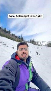 Kasol full budget in Rs 1500❤️||#kasol #tosh #manikaran #pulga #kalga #kasolvlog #manikaransahib
