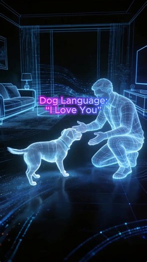 Dog language “I love you “🐶😘#doglover #dogtok #dogsarefamily #psychologyfacts