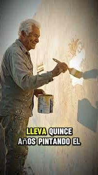 Pintaba un Mural Que la Lluvia Borraba. Y lo Volvia a Pintar. 🙏