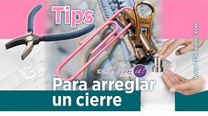 Tips para reparar un cierre o cremallera fácilmente - 123 Dream it Blog de Costura