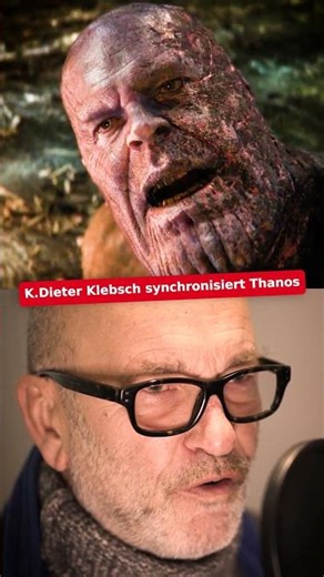K. Dieter Klebsch voices Thanos - I am inevitable!