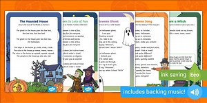 Halloween Rhymes and Songs Resource Pack