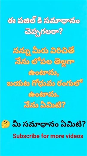 Can You Solve This Telugu Riddle? 🤔 | Brain Puzzle Challenge|telugu riddle|#9