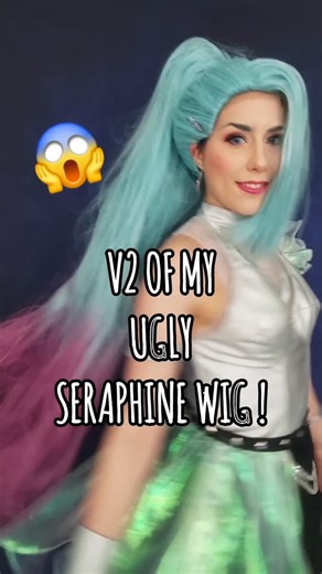 Koneko Cosplay on Instagram: "I avoided the making of a V2 of this wig for such a long time ! Now I’m done with my Lol Seraphine cosplay !! 😊 #kdacosplay #seraphinecosplay #cosplaywig"