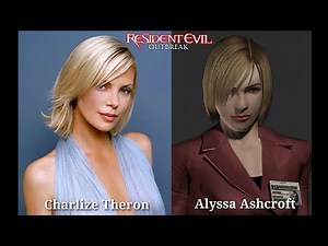 Resident Evil Outbreak File #3 Alyssa Ashcroft (Charlize Theron)
