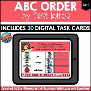 ABC Order Set 1 Boom Cards™